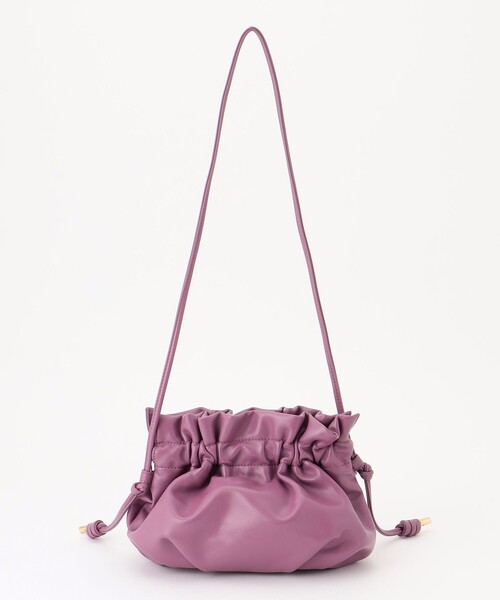 Diagram（ダイアグラム）の「チェーン付ギャザーバッグ（ショルダーバッグ・レディース・パープル・FREE）」の6枚目の写真