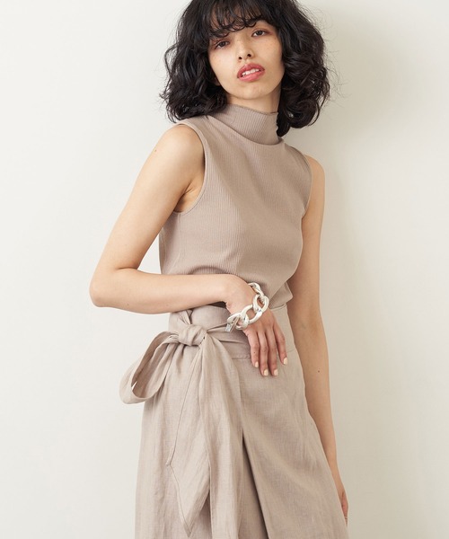 Whim Gazette（ウィムガゼット）の「ランダムベアテレコノースリプルオーバー（Tシャツ/カットソー・レディース・ブラック/サンドベージュ/カーキ・FREE）」の3枚目の写真