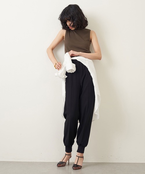 Whim Gazette（ウィムガゼット）の「ランダムベアテレコノースリプルオーバー（Tシャツ/カットソー・レディース・ブラック/サンドベージュ/カーキ・FREE）」の19枚目の写真