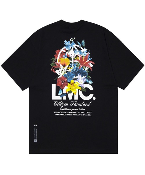 Tシャツ・カットソー LMC FLOWER GARDEN TEE black 0LM45STS209BLK LMCの「【LMC】FLOWER GARDEN TEE / エルエムシー フラワー