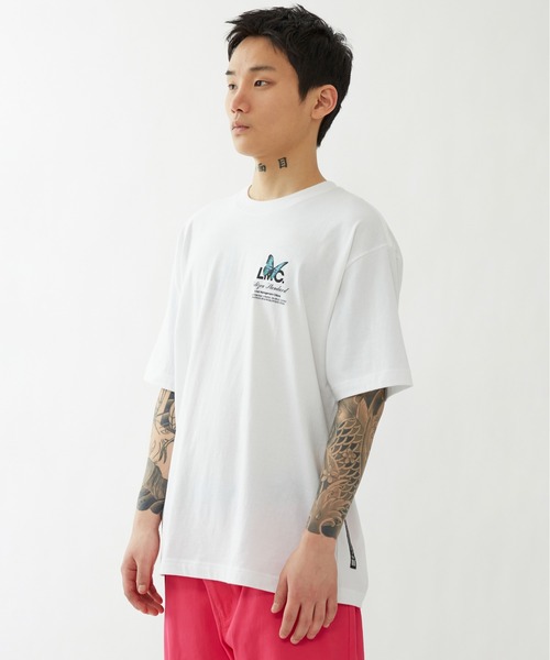 Tシャツ・カットソー LMC FLOWER GARDEN TEE lime 0LM45STS209LME Tシャツ・カットソー LMC FLOWER GARDEN TEE lime