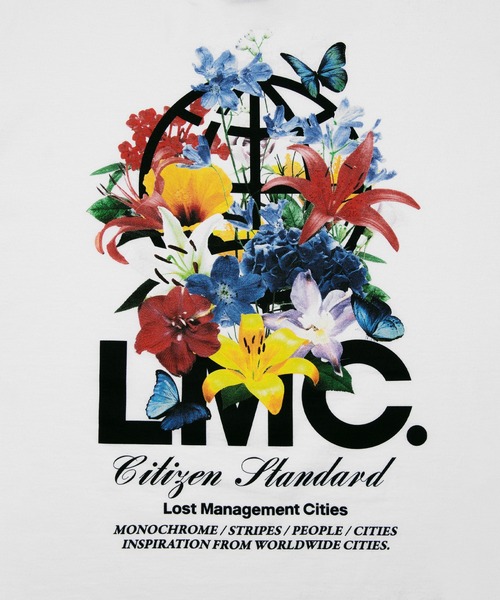 LMCの「【LMC】FLOWER GARDEN TEE / エルエムシー フラワー ガーデン グラフィック Tシャツ(Tシャツ/カットソー・メンズ・ホワイト/ブラック/ブラウン/コーラルピンク/ブルーグリーン・SMALL/MEDIUM/LARGE/X-LARGE)」の15枚目の写真