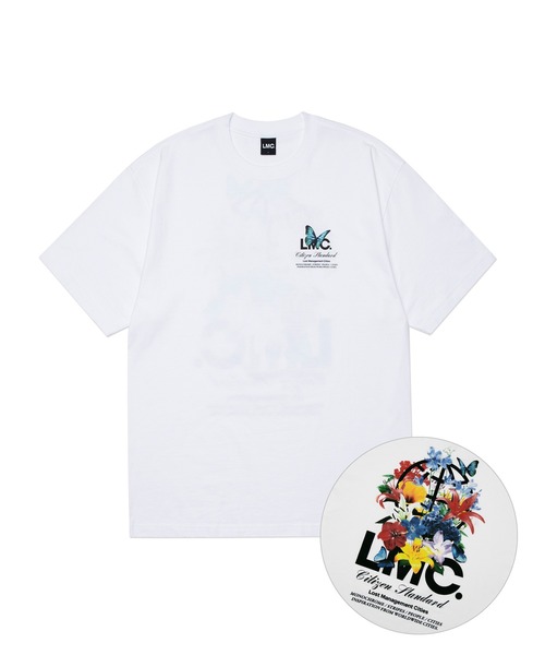 Tシャツ・カットソー LMC FLOWER GARDEN TEE lime 0LM45STS209LME Tシャツ・カットソー LMC FLOWER GARDEN TEE lime