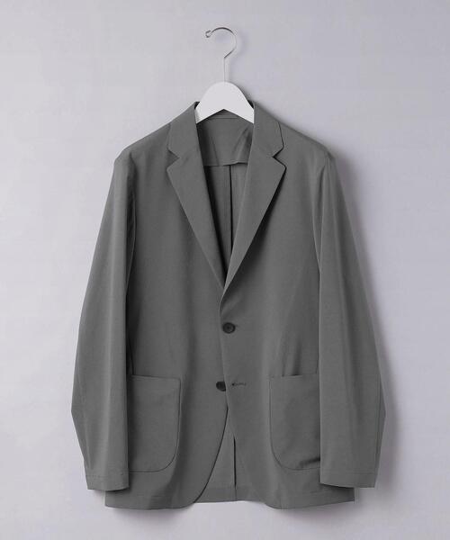 UNITED ARROWS（ユナイテッドアローズ）の「＜UNITED ARROWS "COZY"＞ ファンクション ライトポリエステル タフタ 2B ジャケット（テーラードジャケット・メンズ・ベージュ/ネイビー/グレー・SMALL/MEDIUM/LARGE/X-LARGE）」の12枚目の写真