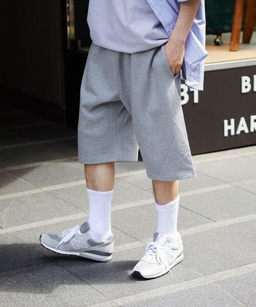 FREAK'S STORE（フリークスストア）の「HEAVY WEIGHT SWEAT SHORTS/ヘビーウェイト スウェット ショーツ/ワイド/イージーパンツ（その他パンツ・メンズ・グレー/ブラック/オフホワイト・MEDIUM/LARGE）」の22枚目の写真