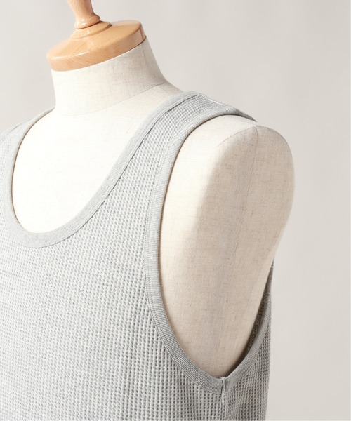 JOURNAL STANDARD（ジャーナルスタンダード）の「16S T/C サーマル タンクトップ（タンクトップ・メンズ・グレー/ブラック系その他/ホワイト/ホワイト系その他・MEDIUM/SMALL/LARGE/X-LARGE）」の11枚目の写真