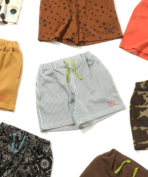 BREEZE(ブリーズ)の「カラバリイージーパンツ 4分丈(その他パンツ・キッズ・グリーン/ブラック/イエロー/ブラウン/カーキ/ネイビー/ストライプ/キャメル/ピンク/キナリ・100/110/120/130/80/90/140)」の10枚目の写真