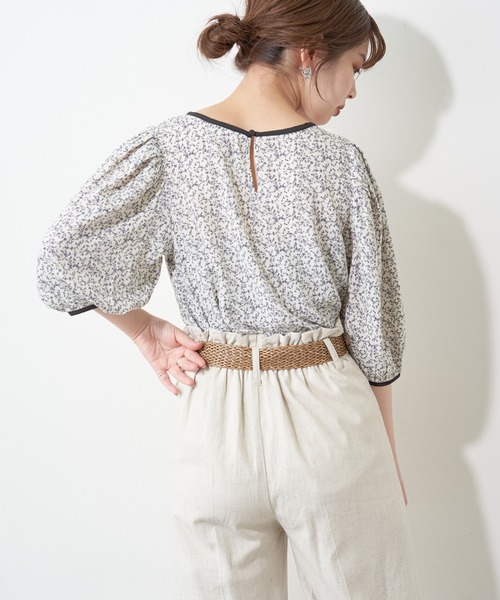 natural couture(ナチュラルクチュール)の「パイピングデザインアソート柄ブラウス(シャツ/ブラウス・レディース・その他1/その他2/その他3/その他4・FREE)」の22枚目の写真