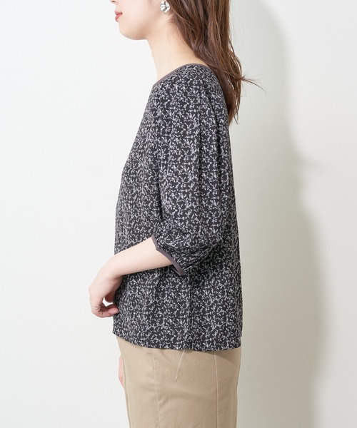 natural couture(ナチュラルクチュール)の「パイピングデザインアソート柄ブラウス(シャツ/ブラウス・レディース・その他1/その他2/その他3/その他4・FREE)」の7枚目の写真