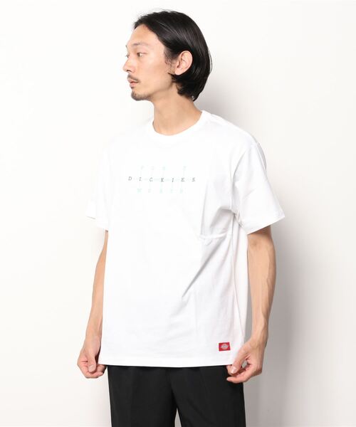Dickies（ディッキーズ）の「【メンズ】オリジナルプリント半袖Tシャツ（Tシャツ/カットソー・メンズ・イエロー系/ホワイト・LARGE/X-LARGE/SMALL/MEDIUM/X-SMALL）」の2枚目の写真