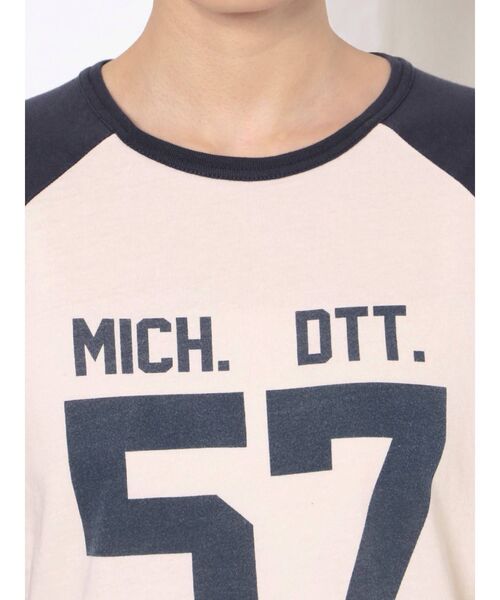 Ungrid（アングリッド）の「ナンバリング七分袖Tee（Tシャツ/カットソー・レディース・アイボリー/グレー/チャコールグレー・FREE）」の19枚目の写真