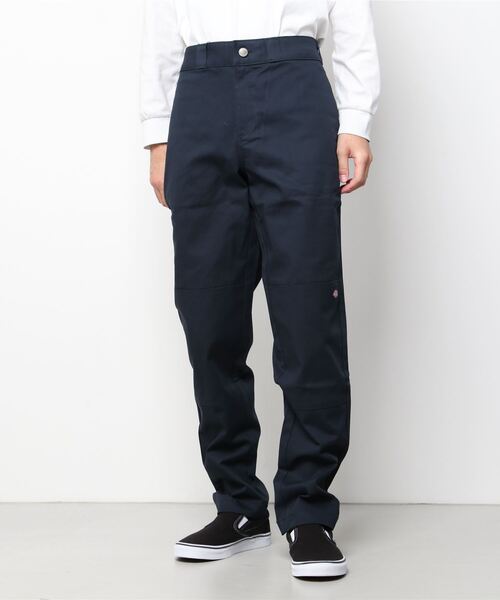 Dickies(ディッキーズ)の「コットンツイル ダブルニーパンツ(チノパンツ・メンズ・グリーン系その他2/サンドベージュ/ブラック系/ダークネイビー・28inch/36inch/34inch/32inch/30inch)」の4枚目の写真