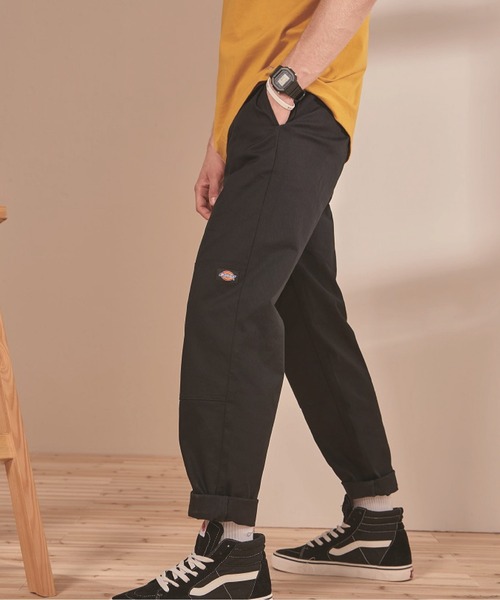 Dickies(ディッキーズ)の「コットンツイル ダブルニーパンツ(チノパンツ・メンズ・グリーン系その他2/サンドベージュ/ブラック系/ダークネイビー・28inch/36inch/34inch/32inch/30inch)」の1枚目の写真