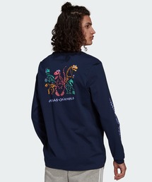 Adidas アディダス レディース のtシャツ カットソー ブルー ネイビー 青色系 長袖 通販 Zozotown
