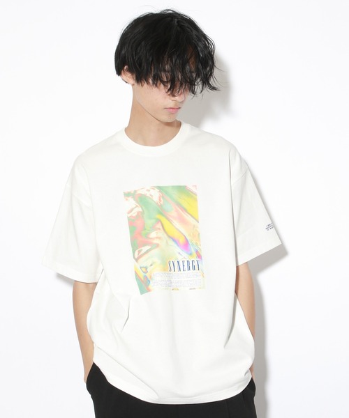 PBLIM（ページボーイリム）の「【PAGEBOYLIM】オイルアートT（Tシャツ/カットソー・レディース・ブラック/オフホワイト・MEDIUM/LARGE）」の17枚目の写真