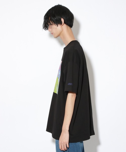 PBLIM（ページボーイリム）の「【PAGEBOYLIM】オイルアートT（Tシャツ/カットソー・レディース・ブラック/オフホワイト・MEDIUM/LARGE）」の13枚目の写真