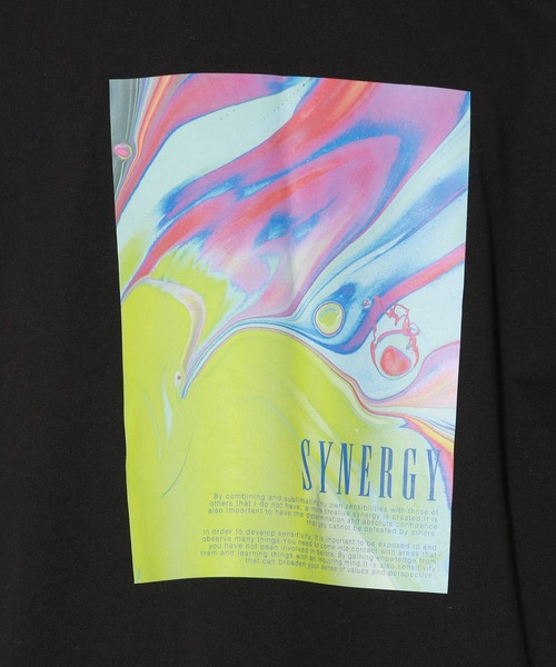 PBLIM（ページボーイリム）の「【PAGEBOYLIM】オイルアートT（Tシャツ/カットソー・レディース・ブラック/オフホワイト・MEDIUM/LARGE）」の11枚目の写真