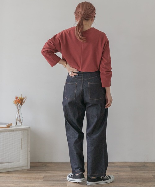 ITEMS URBANRESEARCH(アイテムズ アーバンリサーチ)の「カットミラノプルオーバー(Tシャツ/カットソー・レディース・キャメル/モカ/ピンク/ブラック/オフホワイト・FREE)」の11枚目の写真