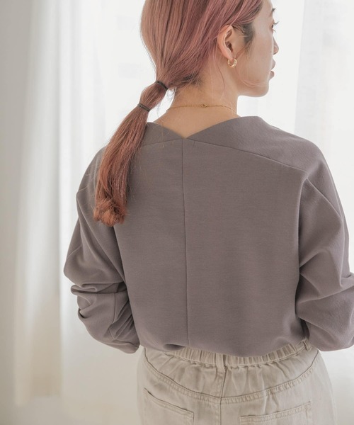 ITEMS URBANRESEARCH(アイテムズ アーバンリサーチ)の「カットミラノプルオーバー(Tシャツ/カットソー・レディース・キャメル/モカ/ピンク/ブラック/オフホワイト・FREE)」の21枚目の写真