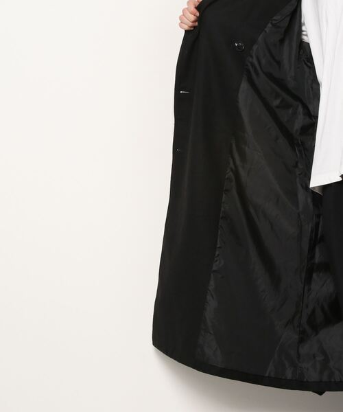 SITRY(シトリー)の「別注 over size wool trench coat/オーバーサイズ ウール トレンチコート(トレンチコート・メンズ・ブラック/ベージュ/グレー/グレイッシュベージュ・M/L)」の5枚目の写真