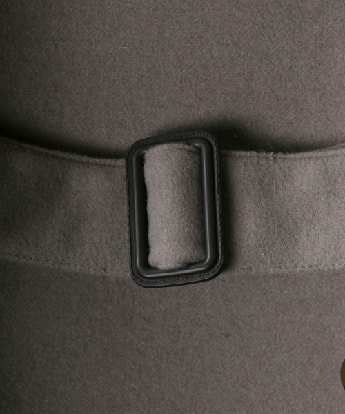 SITRY(シトリー)の「別注 over size wool trench coat/オーバーサイズ ウール トレンチコート(トレンチコート・メンズ・ブラック/ベージュ/グレー/グレイッシュベージュ・M/L)」の10枚目の写真