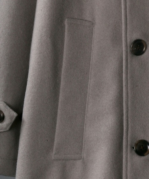 SITRY(シトリー)の「別注 over size wool trench coat/オーバーサイズ ウール トレンチコート(トレンチコート・メンズ・ブラック/ベージュ/グレー/グレイッシュベージュ・M/L)」の11枚目の写真