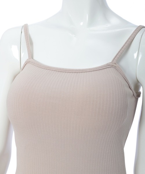 fifth（フィフス）の「カップ付テレコキャミソール（キャミソール・レディース・モカ/ホワイト/ブラック/ライトグリーン・MEDIUM）」の17枚目の写真