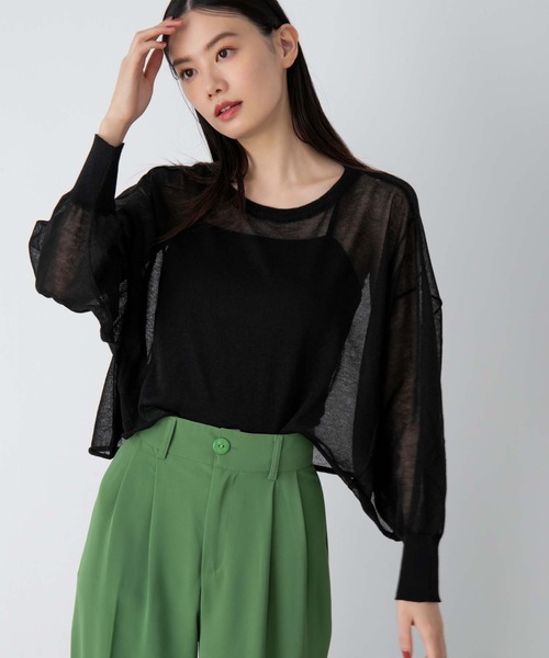 fifth（フィフス）の「カップ付テレコキャミソール（キャミソール・レディース・モカ/ホワイト/ブラック/ライトグリーン・MEDIUM）」の7枚目の写真