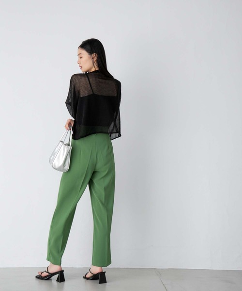 fifth（フィフス）の「カップ付テレコキャミソール（キャミソール・レディース・モカ/ホワイト/ブラック/ライトグリーン・MEDIUM）」の10枚目の写真