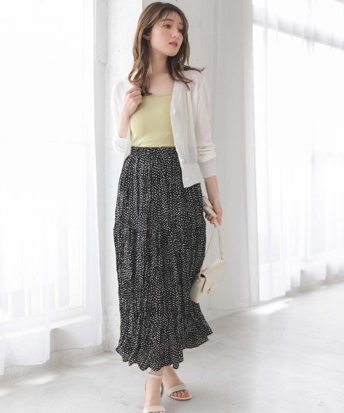 fifth（フィフス）の「カップ付テレコキャミソール（キャミソール・レディース・モカ/ホワイト/ブラック/ライトグリーン・MEDIUM）」の12枚目の写真