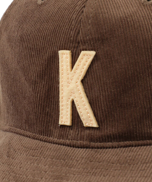 B:MING by BEAMS（ビーミングバイビームス）の「B:MING by BEAMS / コーデュロイ ワッペンキャップ（キャップ・メンズ・ブラウン/グリーン/ブラック・ONE SIZE）」の7枚目の写真