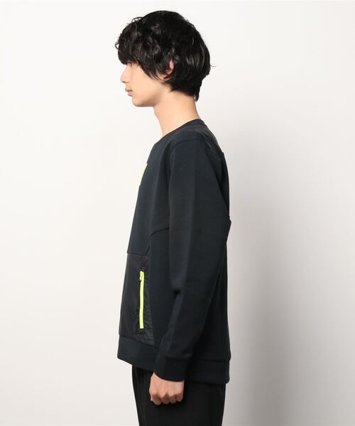 UNDER ARMOUR(アンダーアーマー)の「UAサミット ニット クルー(トレーニング/メンズ)(スウェット・メンズ・ブラック/チャコールグレー/スモークピンク・XL/M/XXL/L/3XL/S)」の4枚目の写真