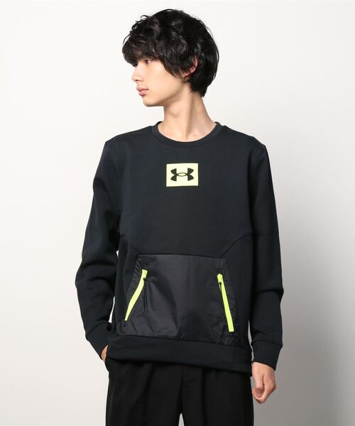 UNDER ARMOUR(アンダーアーマー)の「UAサミット ニット クルー(トレーニング/メンズ)(スウェット・メンズ・ブラック/チャコールグレー/スモークピンク・XL/M/XXL/L/3XL/S)」の22枚目の写真