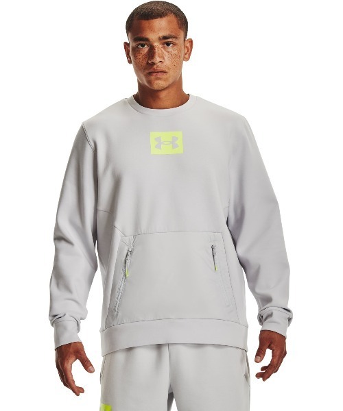 UNDER ARMOUR(アンダーアーマー)の「UAサミット ニット クルー(トレーニング/メンズ)(スウェット・メンズ・ブラック/チャコールグレー/スモークピンク・XL/M/XXL/L/3XL/S)」の8枚目の写真