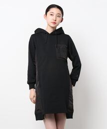 AVIREX | AH/ フーディーパーカーワンピースドレス/ HOODIE　PARKA　ONEPIECE DRESS(ワンピース)