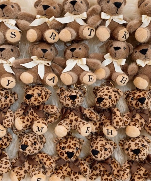 epine(エピヌ)の「epine bear key holder leopard(キーホルダー・レディース・A/E/H/K/M/N/S/T/Y・FREE)」の11枚目の写真