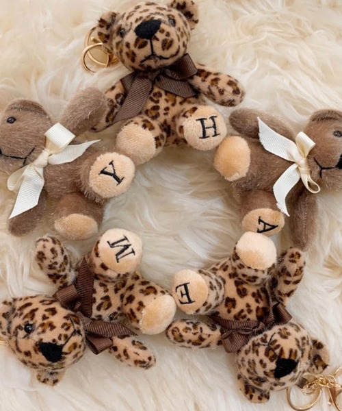 epine(エピヌ)の「epine bear key holder leopard(キーホルダー・レディース・A/E/H/K/M/N/S/T/Y・FREE)」の12枚目の写真