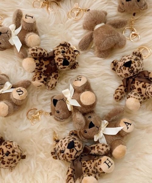 epine(エピヌ)の「epine bear key holder leopard(キーホルダー・レディース・A/E/H/K/M/N/S/T/Y・FREE)」の13枚目の写真