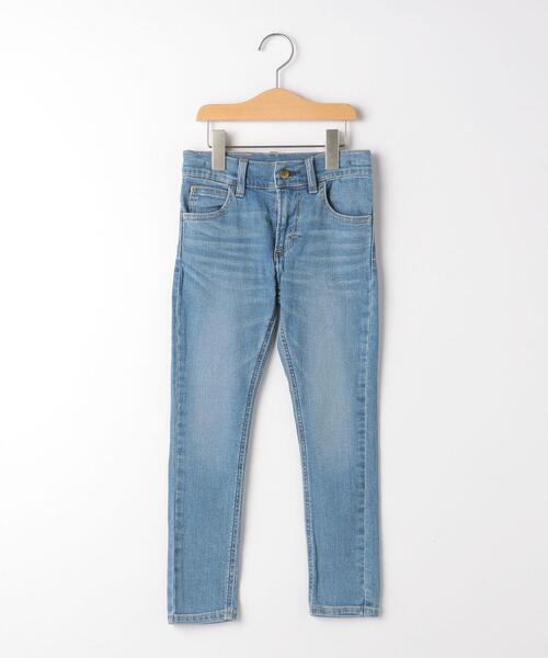 Lee（リー）の「◆＜LEE（リー）＞ デニムスキニー 120cm（デニムパンツ・キッズ・ダークグレー/コバルトブルー・120cm）」の2枚目の写真