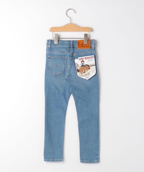 Lee（リー）の「◆＜LEE（リー）＞ デニムスキニー 120cm（デニムパンツ・キッズ・ダークグレー/コバルトブルー・120cm）」の3枚目の写真