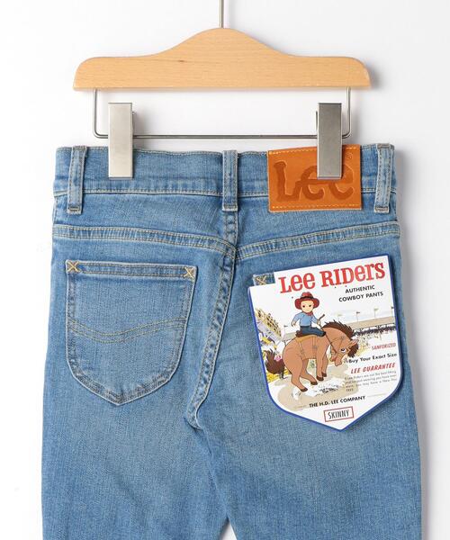 Lee（リー）の「◆＜LEE（リー）＞ デニムスキニー 120cm（デニムパンツ・キッズ・ダークグレー/コバルトブルー・120cm）」の6枚目の写真