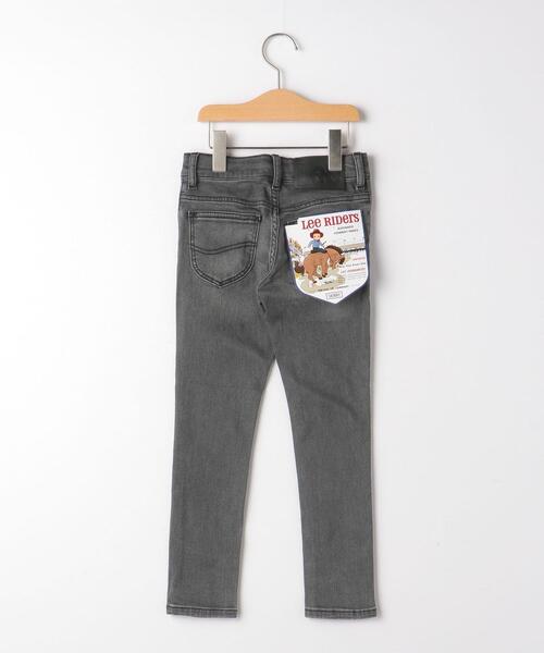 Lee（リー）の「◆＜LEE（リー）＞ デニムスキニー 120cm（デニムパンツ・キッズ・ダークグレー/コバルトブルー・120cm）」の5枚目の写真