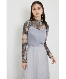 バックレースアップビスチェ