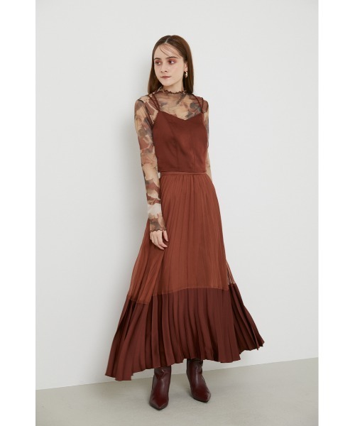 rienda（リエンダ）の「バックレースアップビスチェ（キャミソール・レディース・ライトブルー/ブラック/ブラウン・FREE）」の12枚目の写真