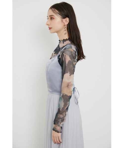 rienda（リエンダ）の「バックレースアップビスチェ（キャミソール・レディース・ライトブルー/ブラック/ブラウン・FREE）」の16枚目の写真