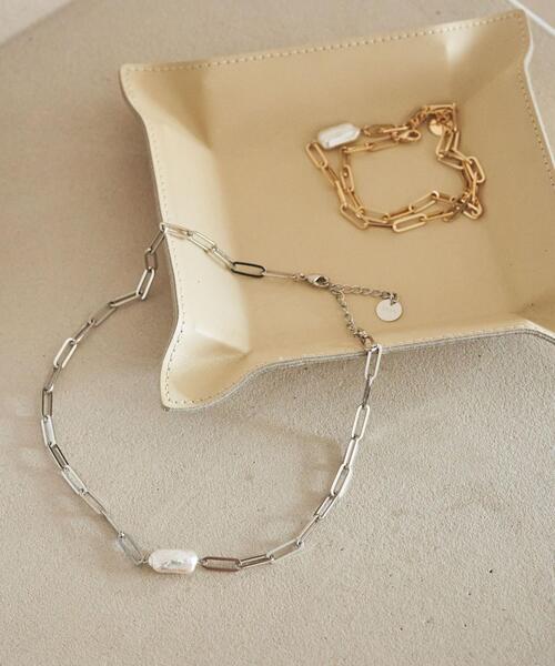 coen(コーエン)の「イミテーションパールネックレス(ネックレス・レディース・シルバー/ゴールド・FREE)」の2枚目の写真