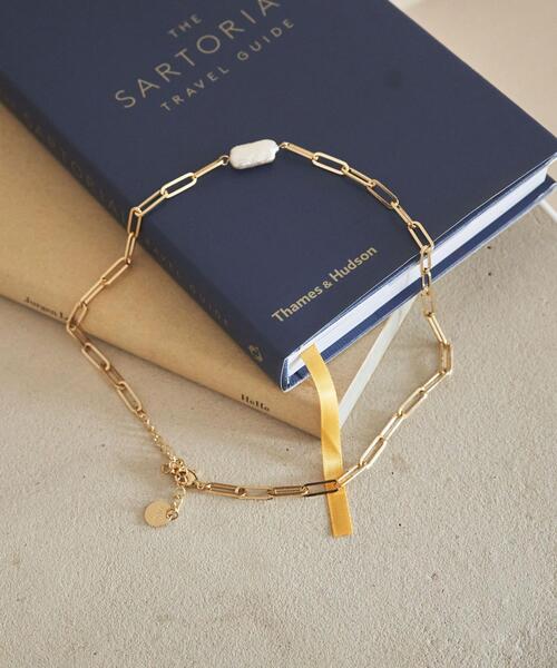 coen(コーエン)の「イミテーションパールネックレス(ネックレス・レディース・シルバー/ゴールド・FREE)」の4枚目の写真