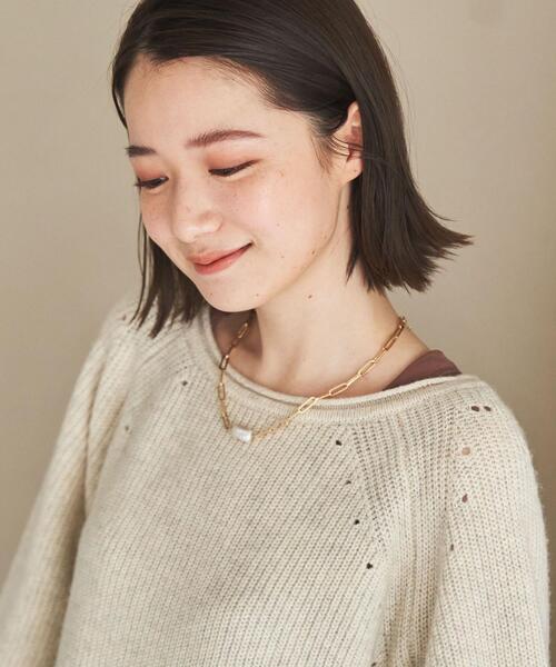 coen(コーエン)の「イミテーションパールネックレス(ネックレス・レディース・シルバー/ゴールド・FREE)」の5枚目の写真