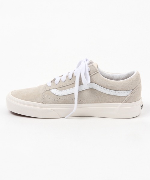 VANS（バンズ）の「VANS／OLD SKOOL(レディース)　2944673（スニーカー・レディース・ライトベージュ・MEDIUM/LARGE/SMALL）」の2枚目の写真