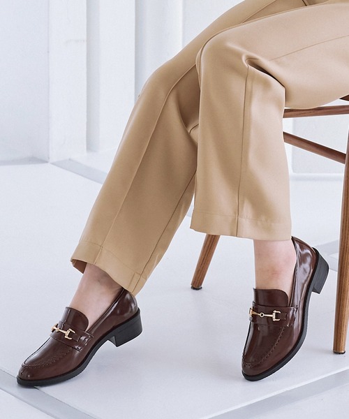 KOBE LETTUCE(コウベレタス)の「軽量ビット付きローファー(ローファー・レディース・ブラウン系その他/ホワイト系/ブラック系/ブラック系その他2/ベージュ系その他2/ブラウン/ブラック/ベージュ系その他/ブラック系その他・L/LL/M/S)」の6枚目の写真